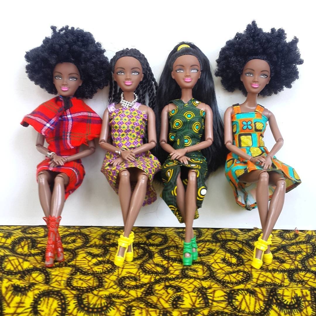 African inspired dolls